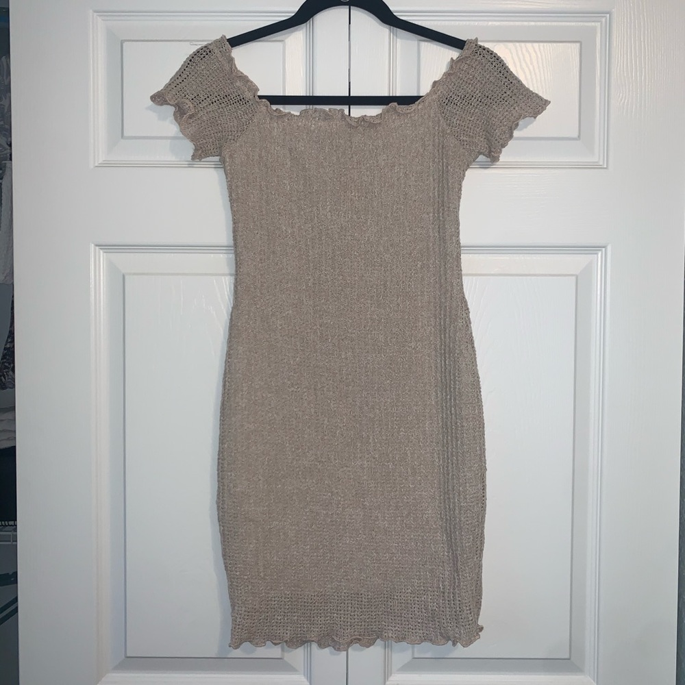 Tight knitted dress